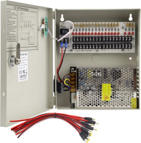 xenocam distribution box|18 Channel 12 Volt DC Output CCTV Distributed Power Supply .